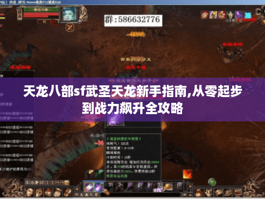 天龙八部sf武圣天龙新手指南,从零起步到战力飙升全攻略 天龙八部sf武圣天龙新手指南,从零起步到战力飙升全攻略
