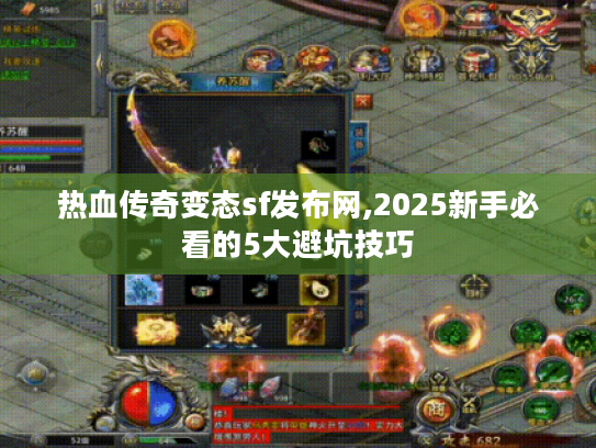 热血传奇变态sf发布网,2025新手必看的5大避坑技巧 热血传奇变态sf发布网,2025新手必看的5大避坑技巧