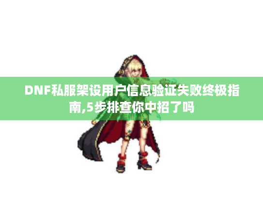 DNF私服架设用户信息验证失败终极指南,5步排查你中招了吗 DNF私服架设用户信息验证失败终极指南,5步排查你中招了吗