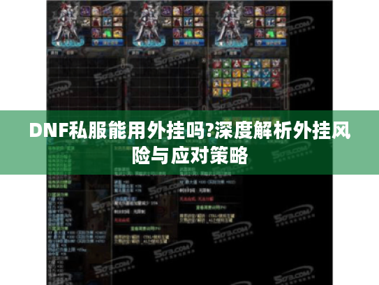 DNF私服能用外挂吗?深度解析外挂风险与应对策略