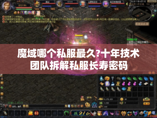 魔域哪个私服最久?十年技术团队拆解私服长寿密码 魔域哪个私服最久?十年技术团队拆解私服长寿密码