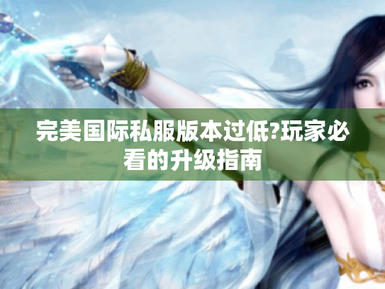 完美国际私服版本过低?玩家必看的升级指南