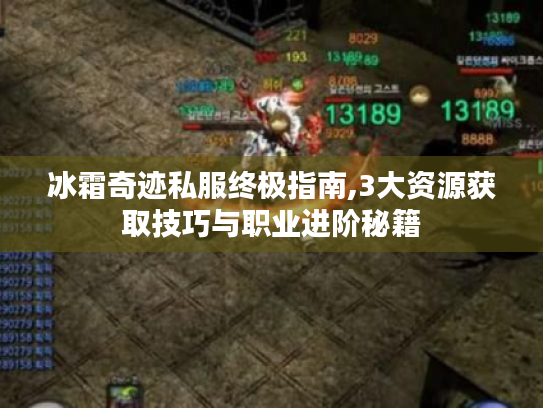 冰霜奇迹私服终极指南,3大资源获取技巧与职业进阶秘籍 冰霜奇迹私服终极指南,3大资源获取技巧与职业进阶秘籍