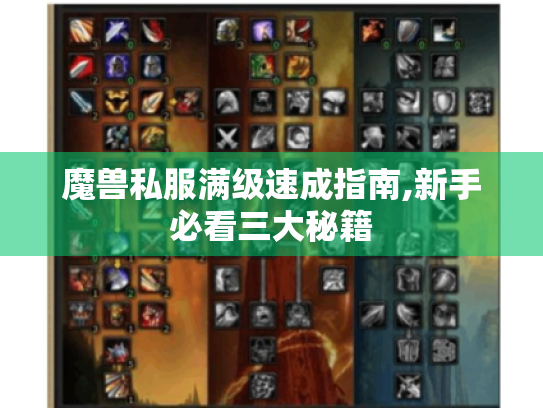 魔兽私服满级速成指南,新手必看三大秘籍 魔兽私服满级速成指南,新手必看三大秘籍