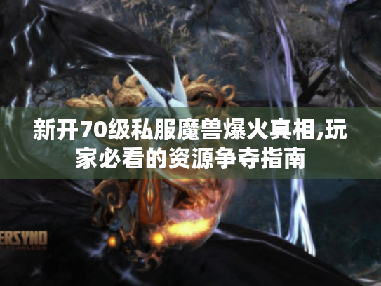 新开70级私服魔兽爆火真相,玩家必看的资源争夺指南