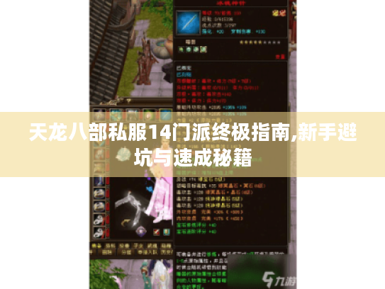 天龙八部私服14门派终极指南,新手避坑与速成秘籍 天龙八部私服14门派终极指南,新手避坑与速成秘籍