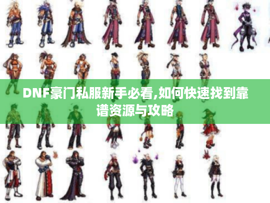 DNF豪门私服新手必看,如何快速找到靠谱资源与攻略 DNF豪门私服新手必看,如何快速找到靠谱资源与攻略