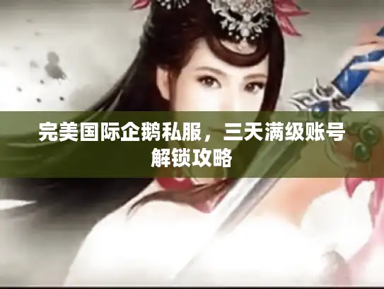 完美国际企鹅私服,三天满级账号解锁攻略 完美国际企鹅私服,三天满级账号解锁攻略