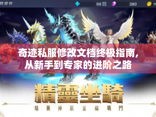 奇迹私服修改文档终极指南,从新手到专家的进阶之路 奇迹私服修改文档终极指南,从新手到专家的进阶之路