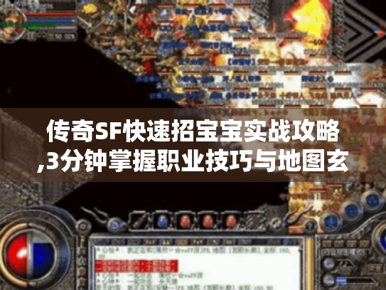 传奇SF快速招宝宝实战攻略,3分钟掌握职业技巧与地图玄机