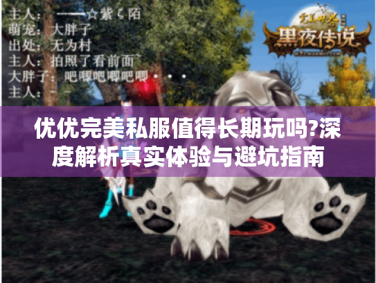 优优完美私服值得长期玩吗?深度解析真实体验与避坑指南