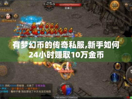 有梦幻币的传奇私服,新手如何24小时赚取10万金币 有梦幻币的传奇私服,新手如何24小时赚取10万金币