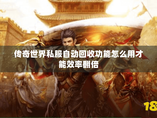 传奇世界私服自动回收功能怎么用才能效率翻倍
