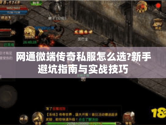 网通微端传奇私服怎么选?新手避坑指南与实战技巧 网通微端传奇私服怎么选?新手避坑指南与实战技巧