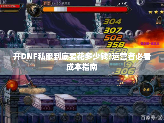 开DNF私服到底要花多少钱?运营者必看成本指南 开DNF私服到底要花多少钱?运营者必看成本指南