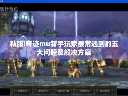 私服i奇迹mu新手玩家最常遇到的五大问题及解决方案 私服i奇迹mu新手玩家最常遇到的五大问题及解决方案