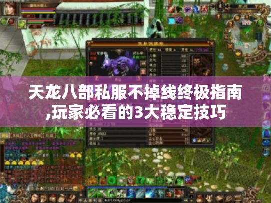 天龙八部私服不掉线终极指南,玩家必看的3大稳定技巧 天龙八部私服不掉线终极指南,玩家必看的3大稳定技巧