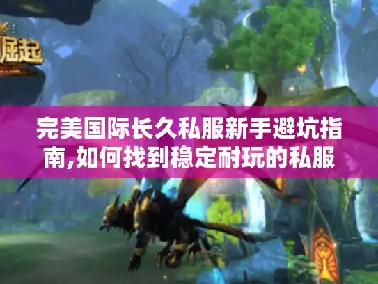 完美国际长久私服新手避坑指南,如何找到稳定耐玩的私服?