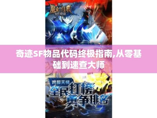 奇迹SF物品代码终极指南,从零基础到速查大师