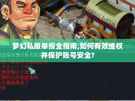 梦幻私服举报全指南,如何有效维权并保护账号安全?