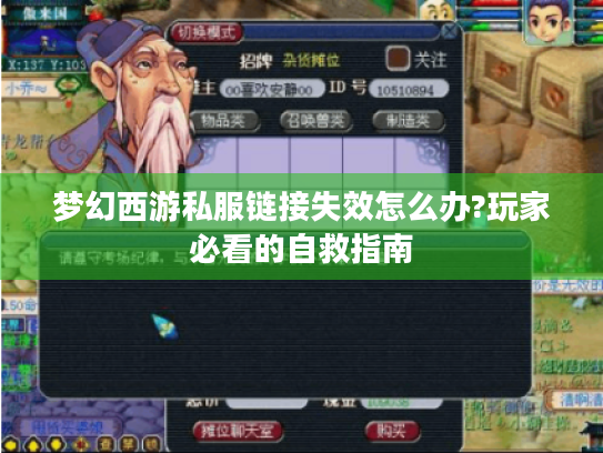 梦幻西游私服链接失效怎么办?玩家必看的自救指南 梦幻西游私服链接失效怎么办?玩家必看的自救指南