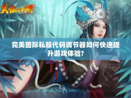 完美国际私服代码调节器如何快速提升游戏体验?