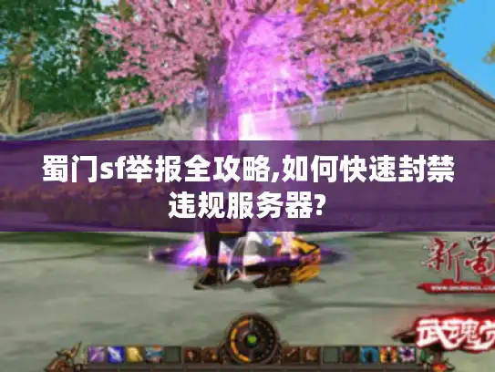 蜀门sf举报全攻略,如何快速封禁违规服务器?
