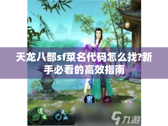 天龙八部sf菜名代码怎么找?新手必看的高效指南 天龙八部sf菜名代码怎么找?新手必看的高效指南