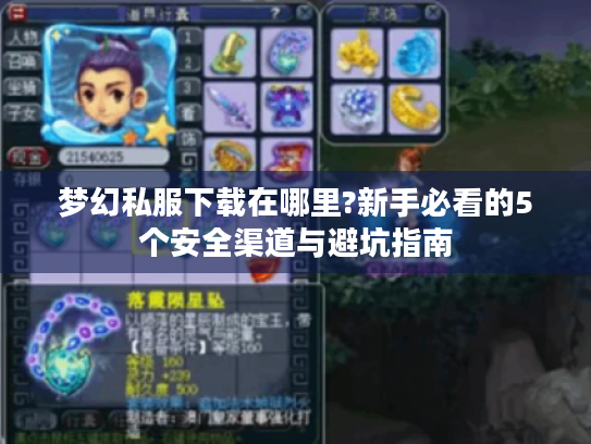 梦幻私服下载在哪里?新手必看的5个安全渠道与避坑指南 梦幻私服下载在哪里?新手必看的5个安全渠道与避坑指南