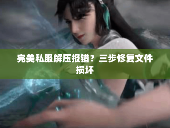 完美私服解压报错？三步修复文件损坏