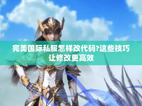 完美国际私服怎样改代码?这些技巧让修改更高效