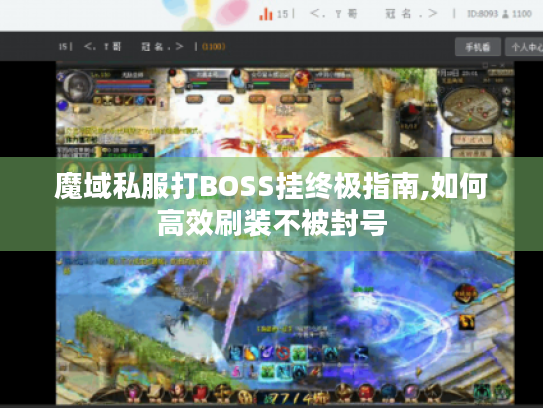魔域私服打BOSS挂终极指南,如何高效刷装不被封号