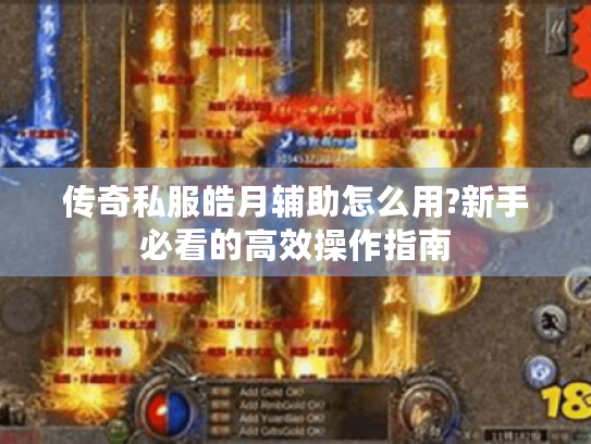 传奇私服皓月辅助怎么用?新手必看的高效操作指南 传奇私服皓月辅助怎么用?新手必看的高效操作指南