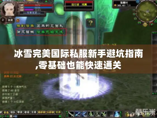 冰雪完美国际私服新手避坑指南,零基础也能快速通关