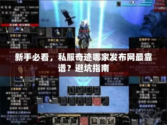 新手必看，私服奇迹哪家发布网最靠谱？避坑指南