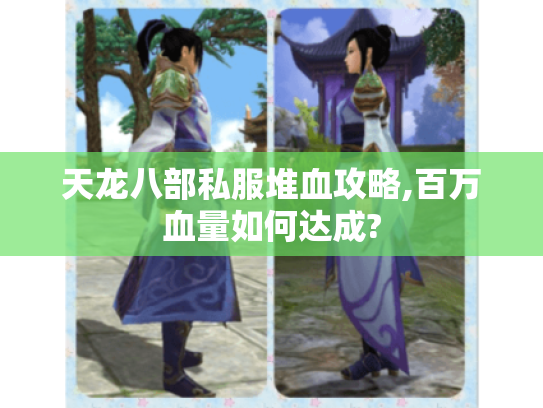 天龙八部私服堆血攻略,百万血量如何达成?