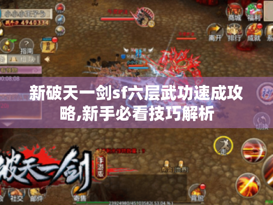 新破天一剑sf六层武功速成攻略,新手必看技巧解析 新破天一剑sf六层武功速成攻略,新手必看技巧解析