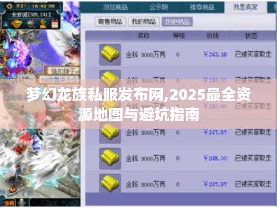梦幻龙族私服发布网,2025最全资源地图与避坑指南 梦幻龙族私服发布网,2025最全资源地图与避坑指南