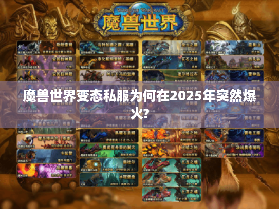 魔兽世界变态私服为何在2025年突然爆火?