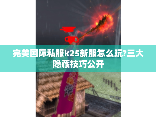 完美国际私服k25新服怎么玩?三大隐藏技巧公开 完美国际私服k25新服怎么玩?三大隐藏技巧公开