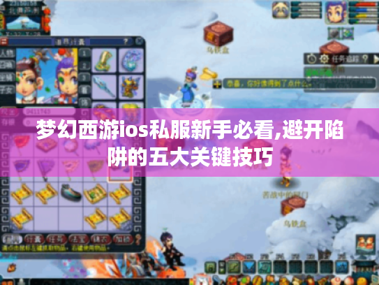梦幻西游ios私服新手必看,避开陷阱的五大关键技巧