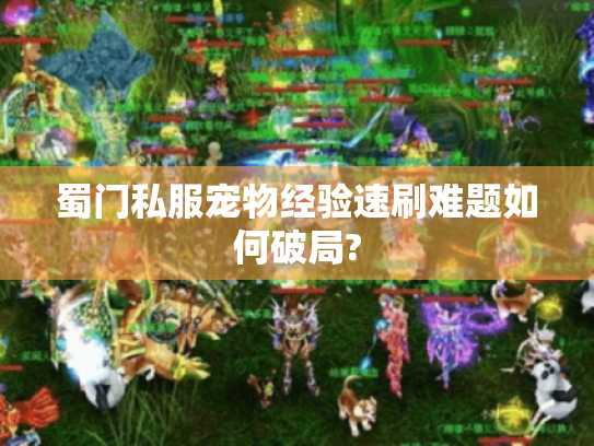 蜀门私服宠物经验速刷难题如何破局? 蜀门私服宠物经验速刷难题如何破局?