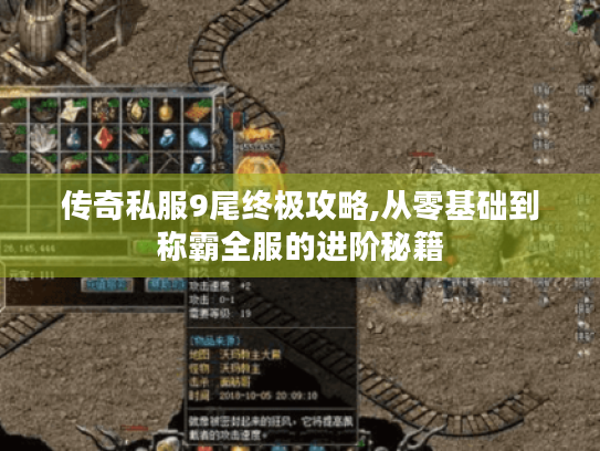 传奇私服9尾终极攻略,从零基础到称霸全服的进阶秘籍