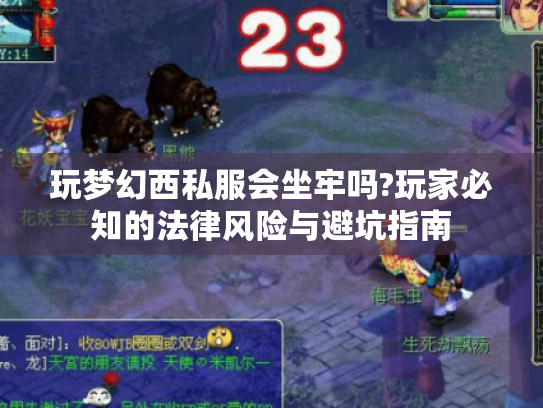 玩梦幻西私服会坐牢吗?玩家必知的法律风险与避坑指南 玩梦幻西私服会坐牢吗?玩家必知的法律风险与避坑指南