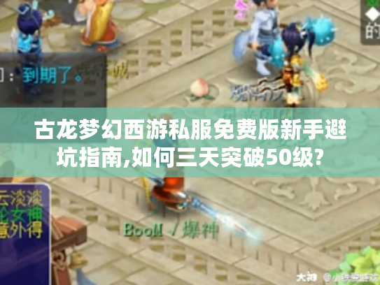 古龙梦幻西游私服免费版新手避坑指南,如何三天突破50级?