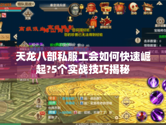 天龙八部私服工会如何快速崛起?5个实战技巧揭秘