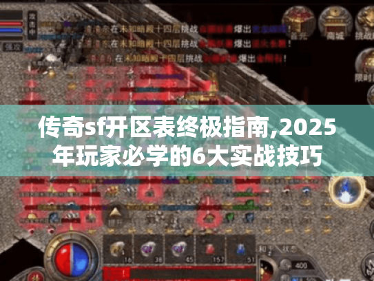 传奇sf开区表终极指南,2025年玩家必学的6大实战技巧 传奇sf开区表终极指南,2025年玩家必学的6大实战技巧