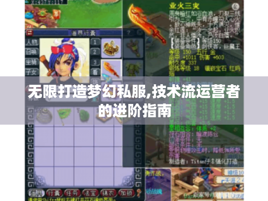 无限打造梦幻私服,技术流运营者的进阶指南 无限打造梦幻私服,技术流运营者的进阶指南