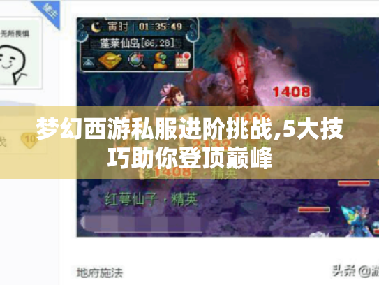 梦幻西游私服进阶挑战,5大技巧助你登顶巅峰