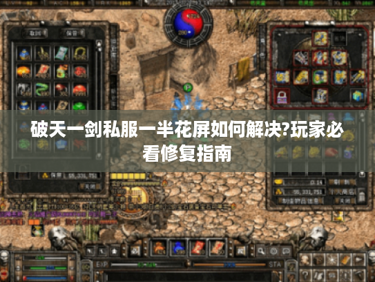 破天一剑私服一半花屏如何解决?玩家必看修复指南